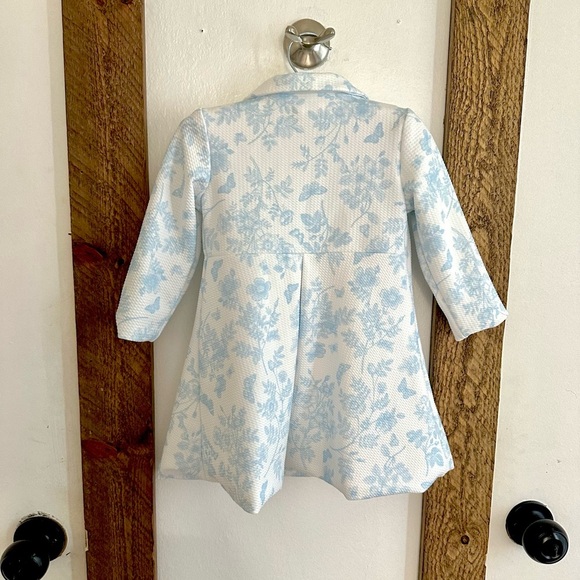 Nanette Baby 18 Month Toile Tulle Dress & Matching Peacoat Jacket- RARE - Picture 15 of 16